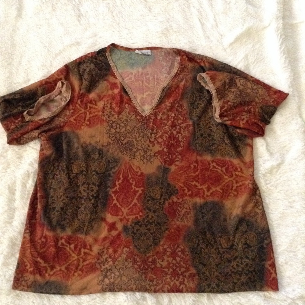 Avenue v-neck blouse